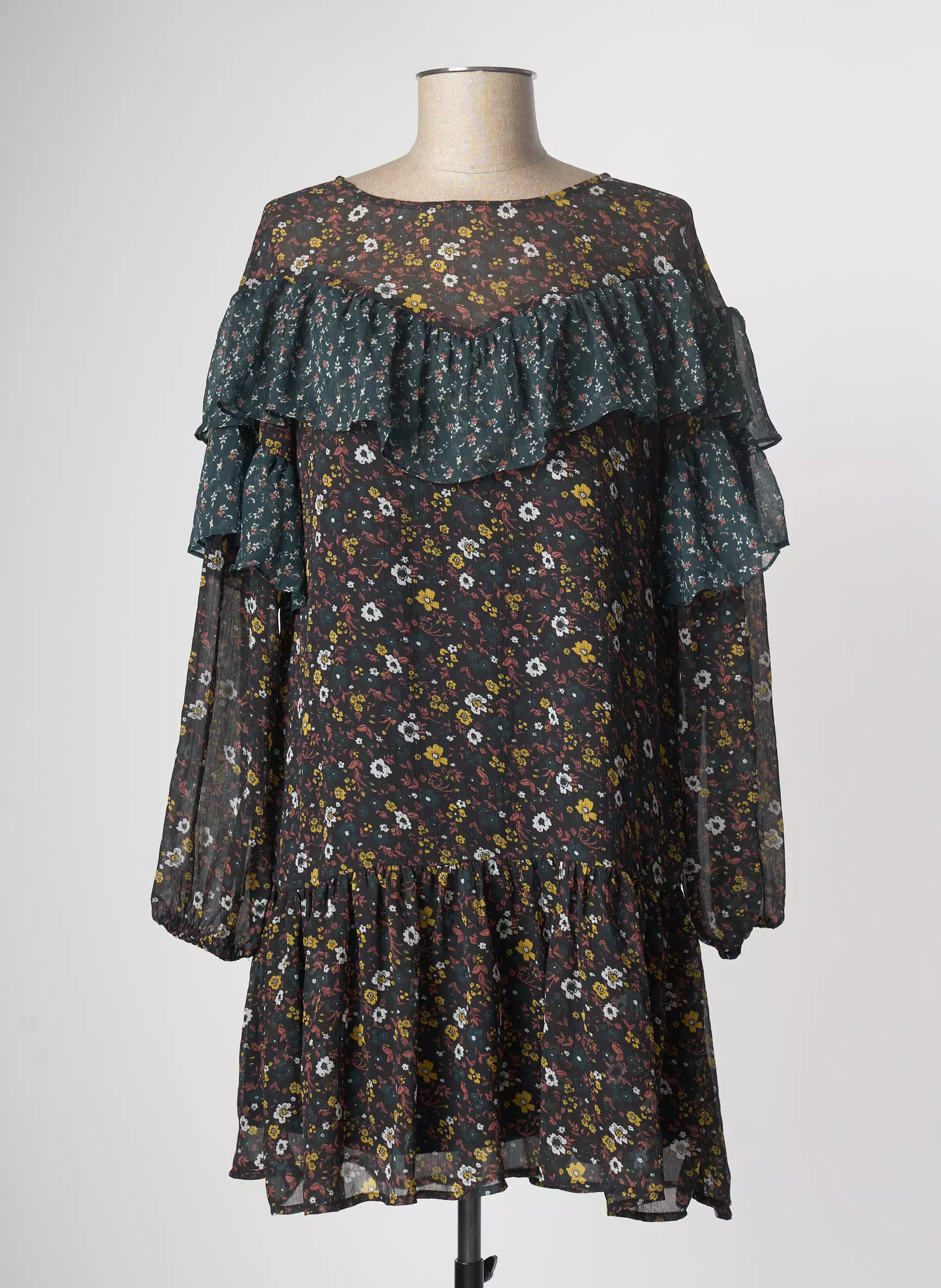 Vila Robes Mi Longues Femme couleur noir