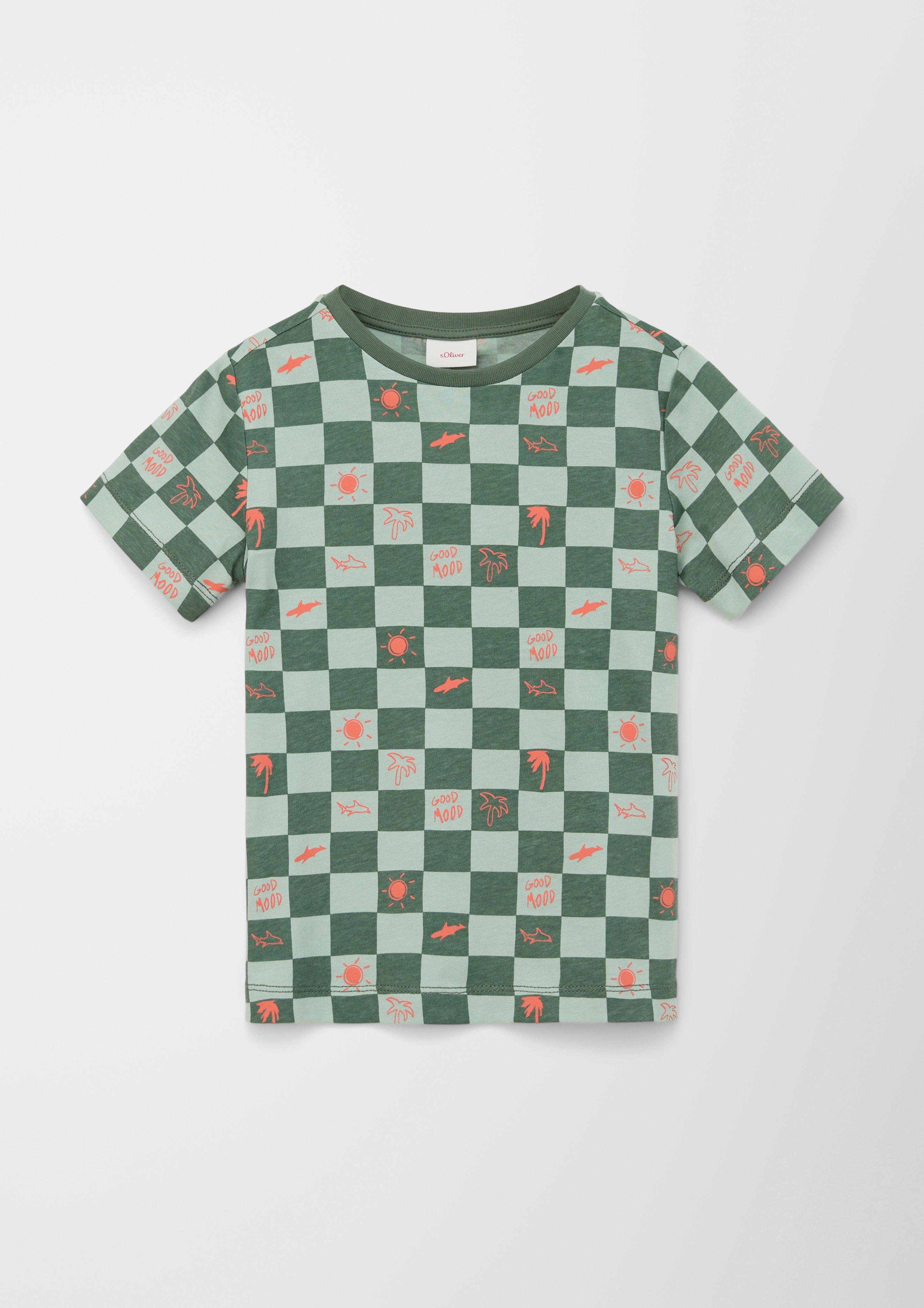 T-Shirt mit Karo-Muster  2130693-67A0