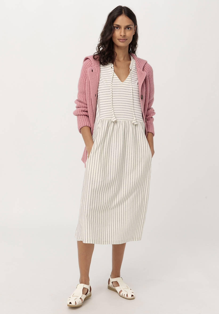 Jersey-Kleid aus reiner Bio-Baumwolle