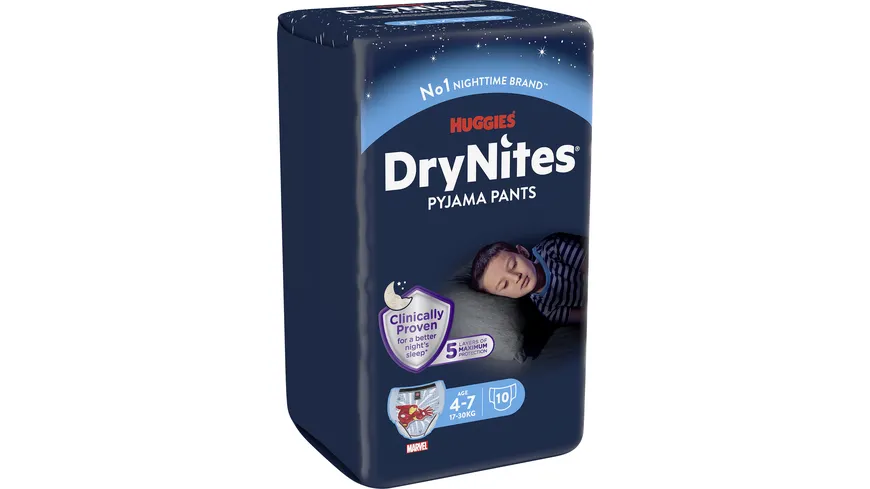 Huggies DryNites Boy 4-7 yrs.