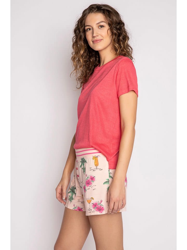 PJ Salvage Pyjama-Shorts in Rosa günstig kaufen