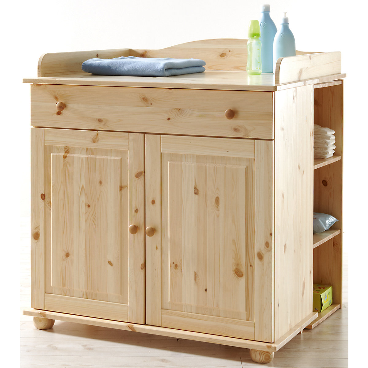 Baby Wickelkommode Adam Kiefer Natur