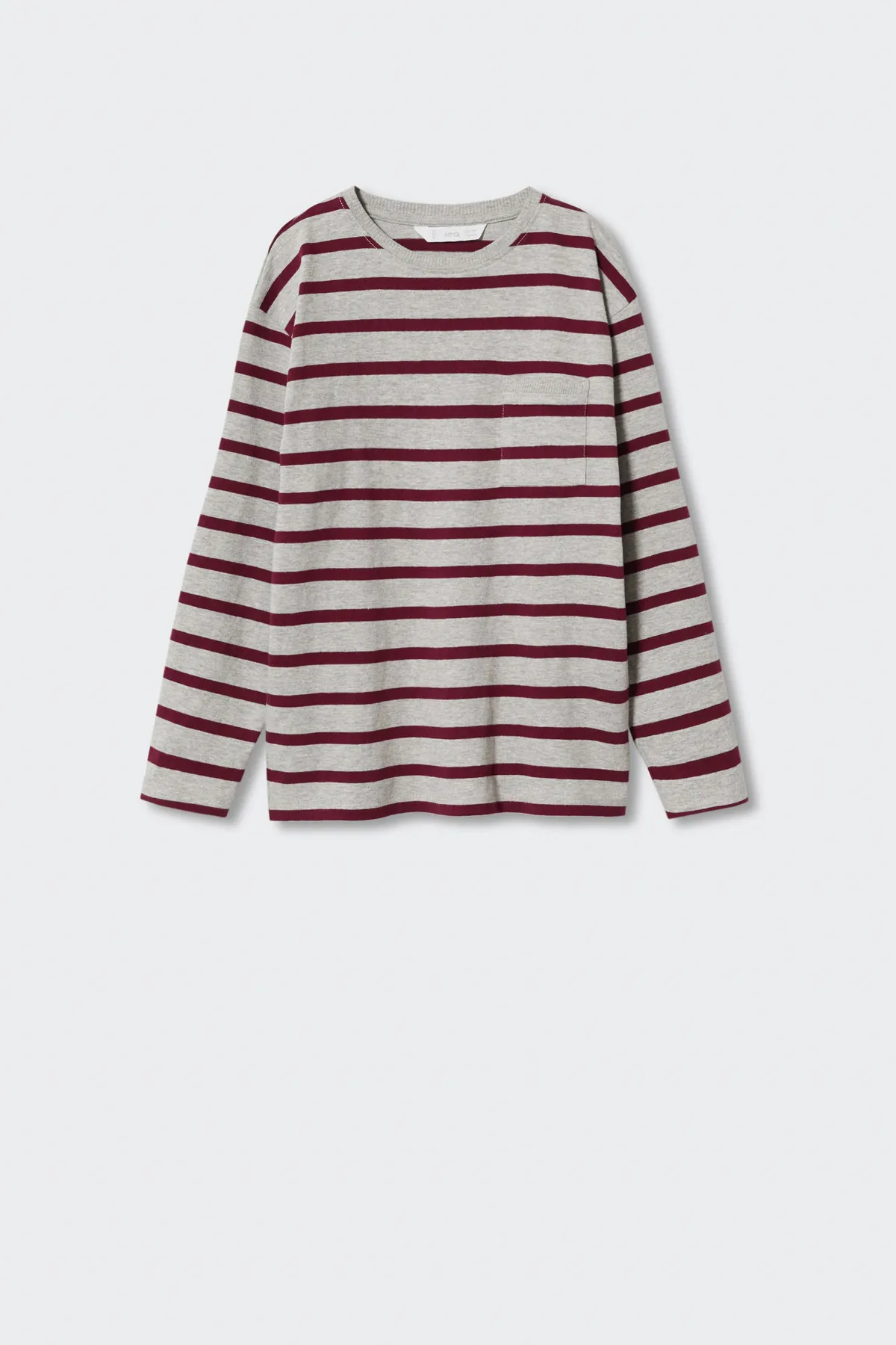 MANGO Kids  Dunkelrotes T-Shirt für Jungen