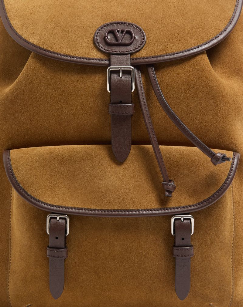 Mochila de camurça Antibes da Valentino Garavani