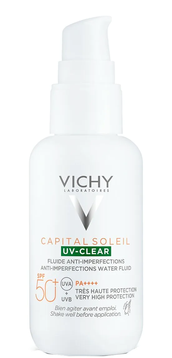Vichy Capital Soleil UV Clear Fluid Anti-Imperfection SPF50+