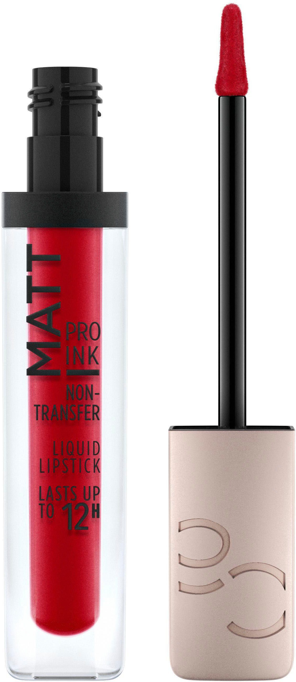 Catrice Lippenstift Matt Pro Ink Non-Transfer Liquid Lipstick, 3-tlg.