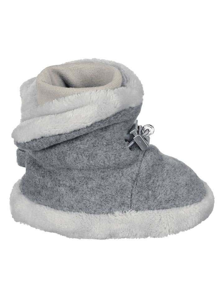 Sterntaler® Hauschuhe in Grau/ Weiß günstig kaufen