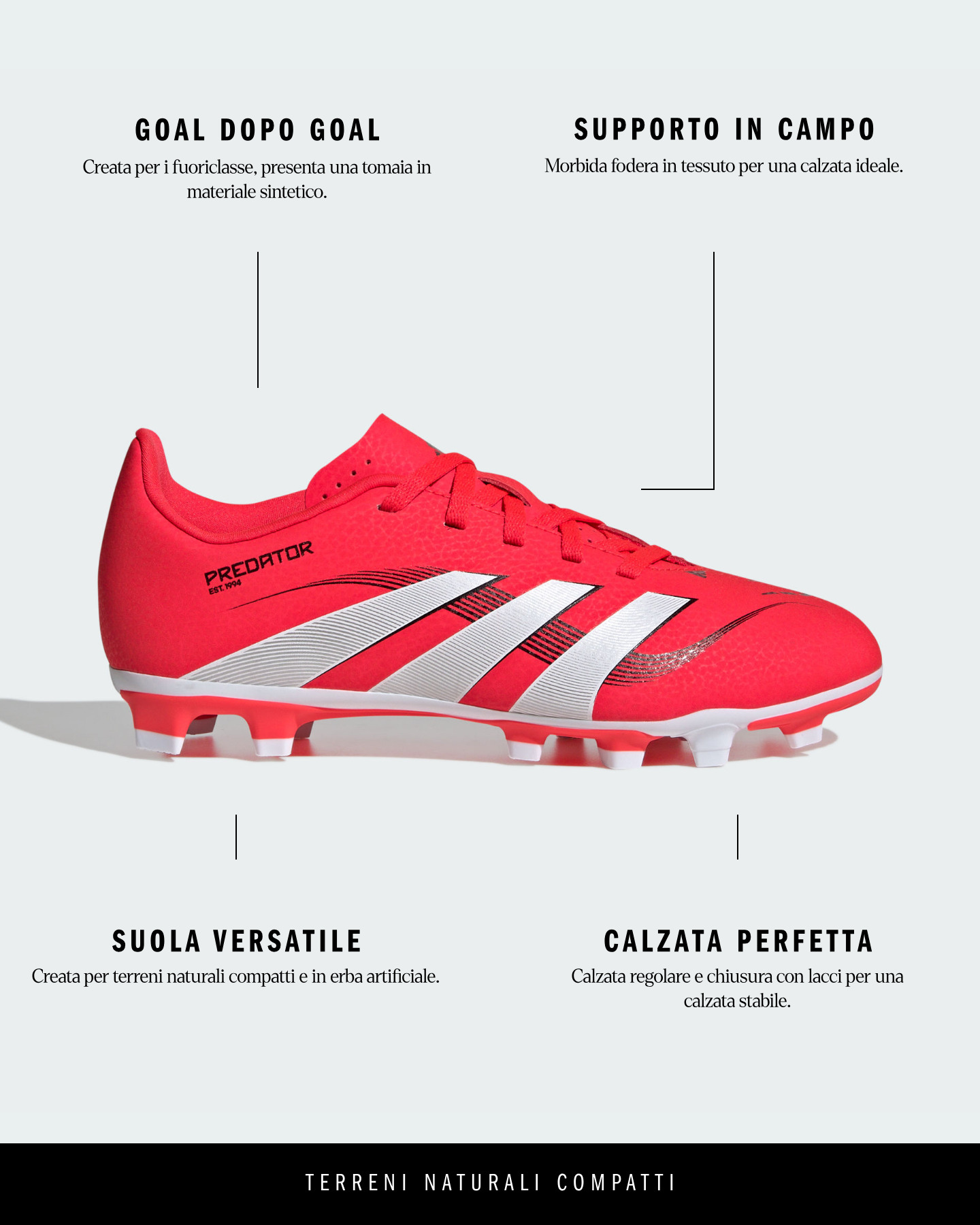 Buty piłkarskie Adidas Predator Club FG-MG Jr ID3813