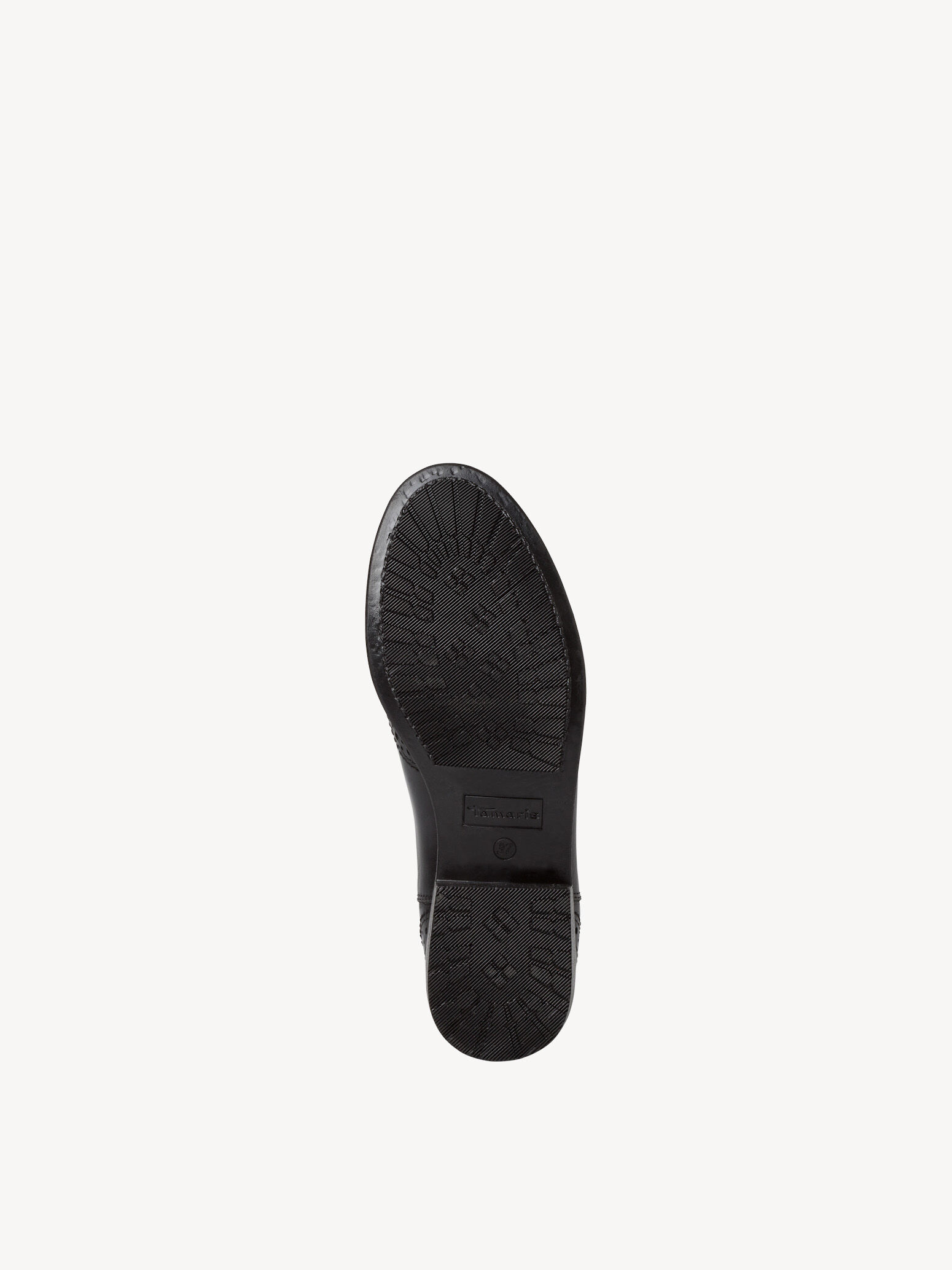 Bottine Chelsea en cuir - noir