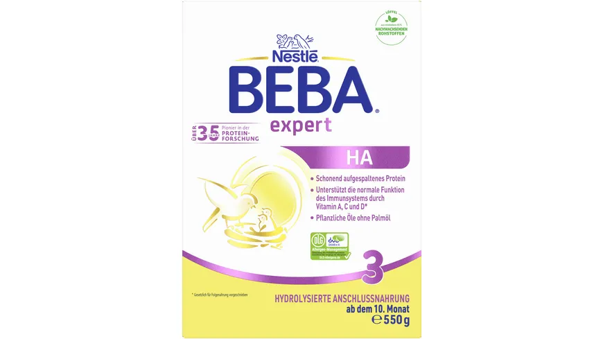 Nestlé Beba Expert HA3 Folgenahrung nach dem 10. Monat 550 g