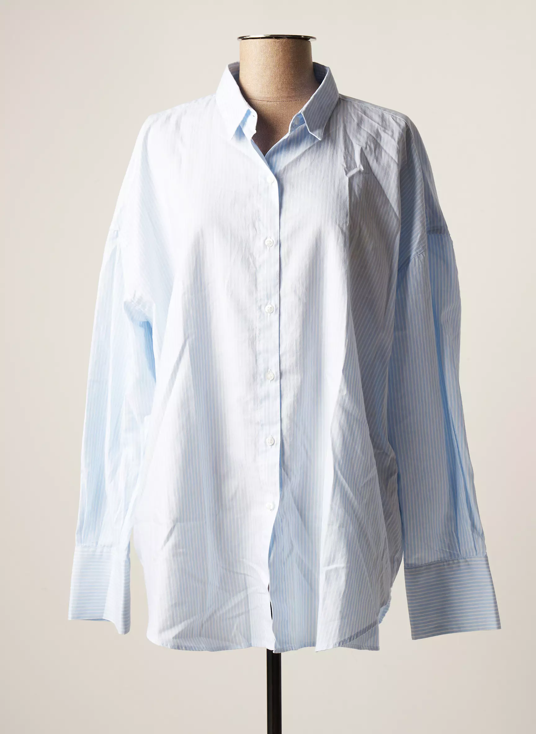 Five Chemisiers Femme couleur bleu
