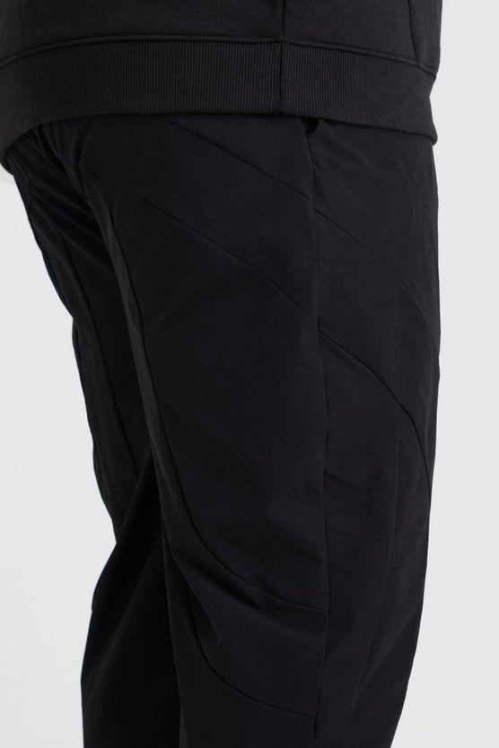 Plus elastische Stretch-Hose mit geradem Bein