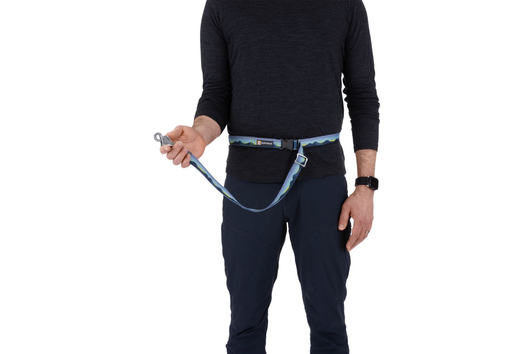 Ruffwear Hundeleinen Ruffwear Verstellbare Hundeleine Crag EX™ blau/ türkis/ gelb