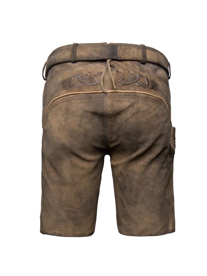 Spieth & Wensky Lederhose Nercel in braun günstig kaufen