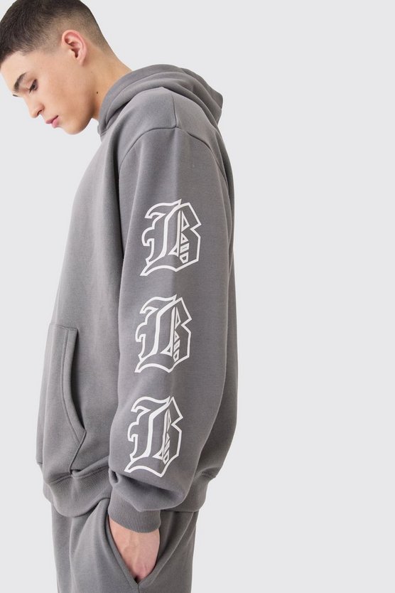 Oversize Trainingsanzug mit Gothic B