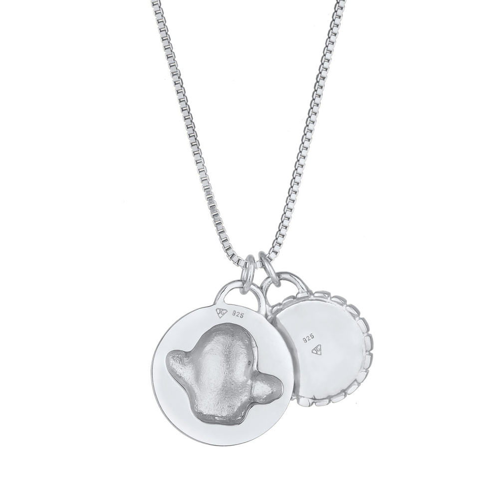 Elli Elli Collier Femmes Plaquette Ganesha Spirituel en Argent Sterling 925 Bijoux