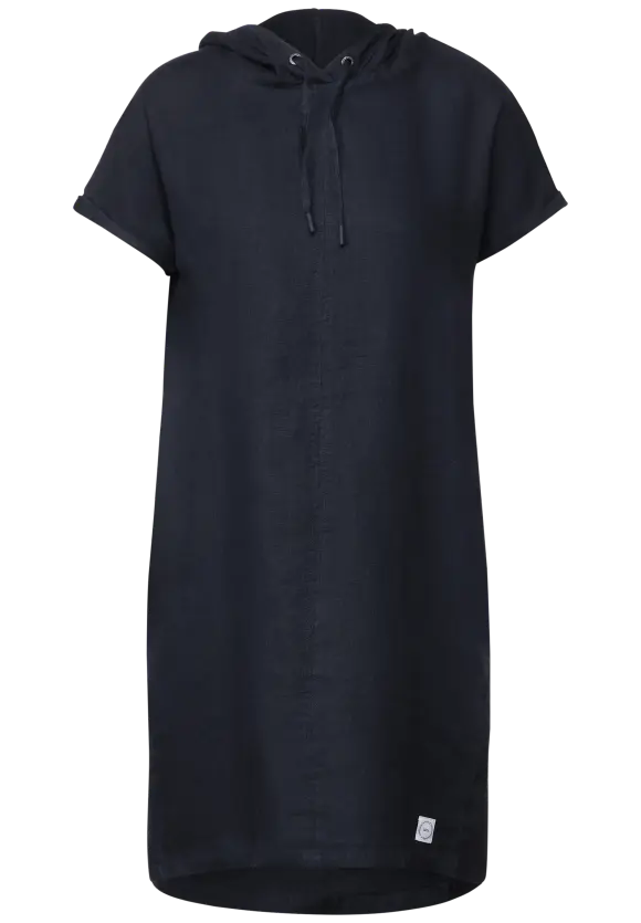 CECIL Leinen Hoodie Kleid