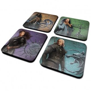 Pyramid Untersetzer Set 4pk - The Witcher (Legendary)