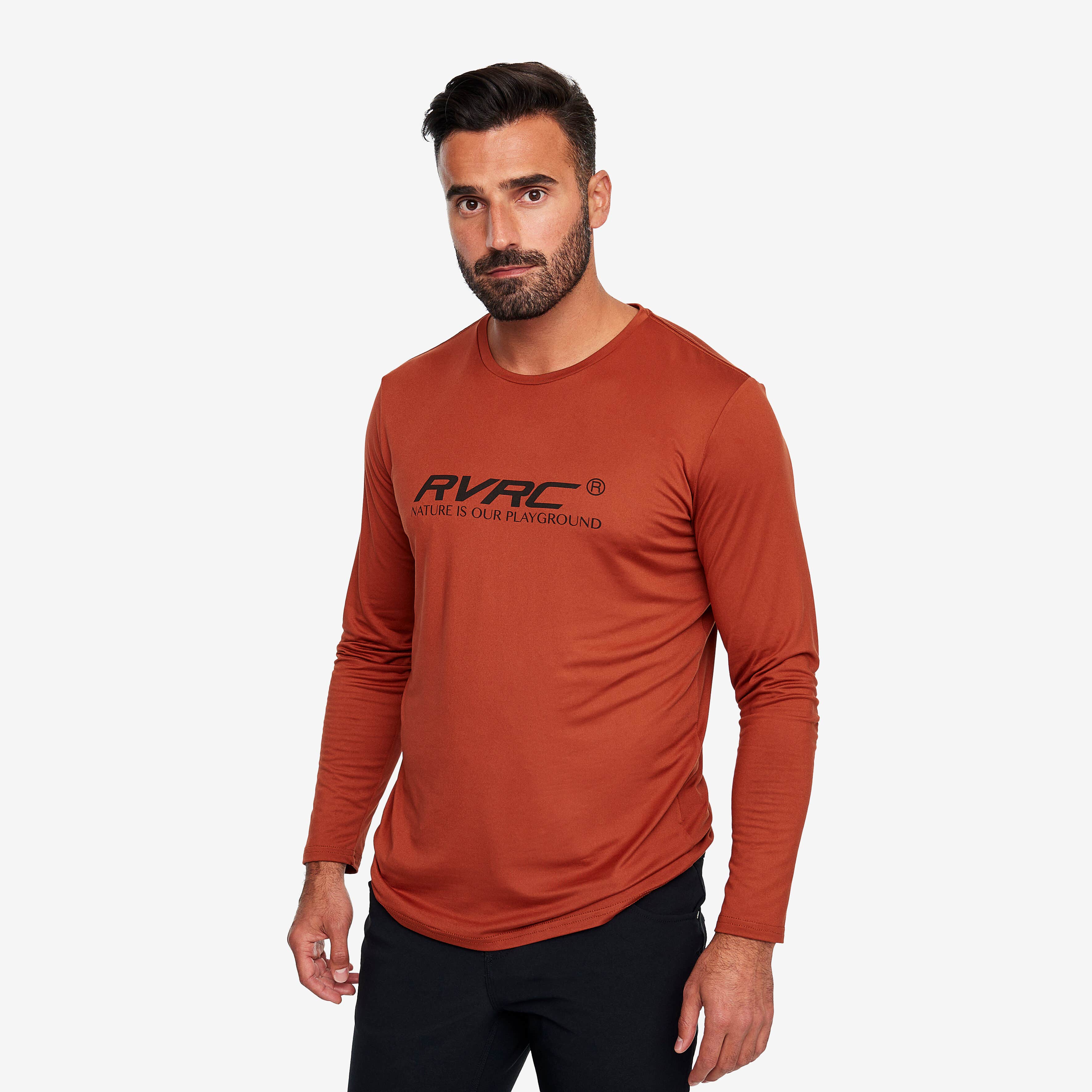Vagabond Long Sleeve Tee Homme Autumn Spice