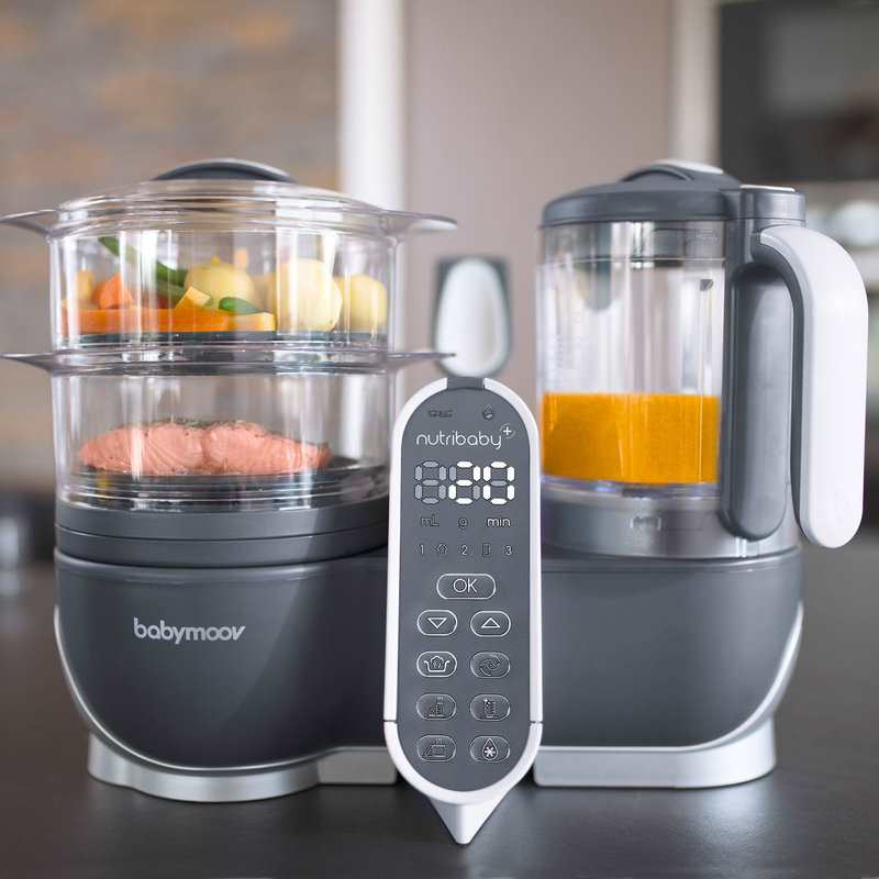 Cuiseur vapeur Nutribaby + industrial grey