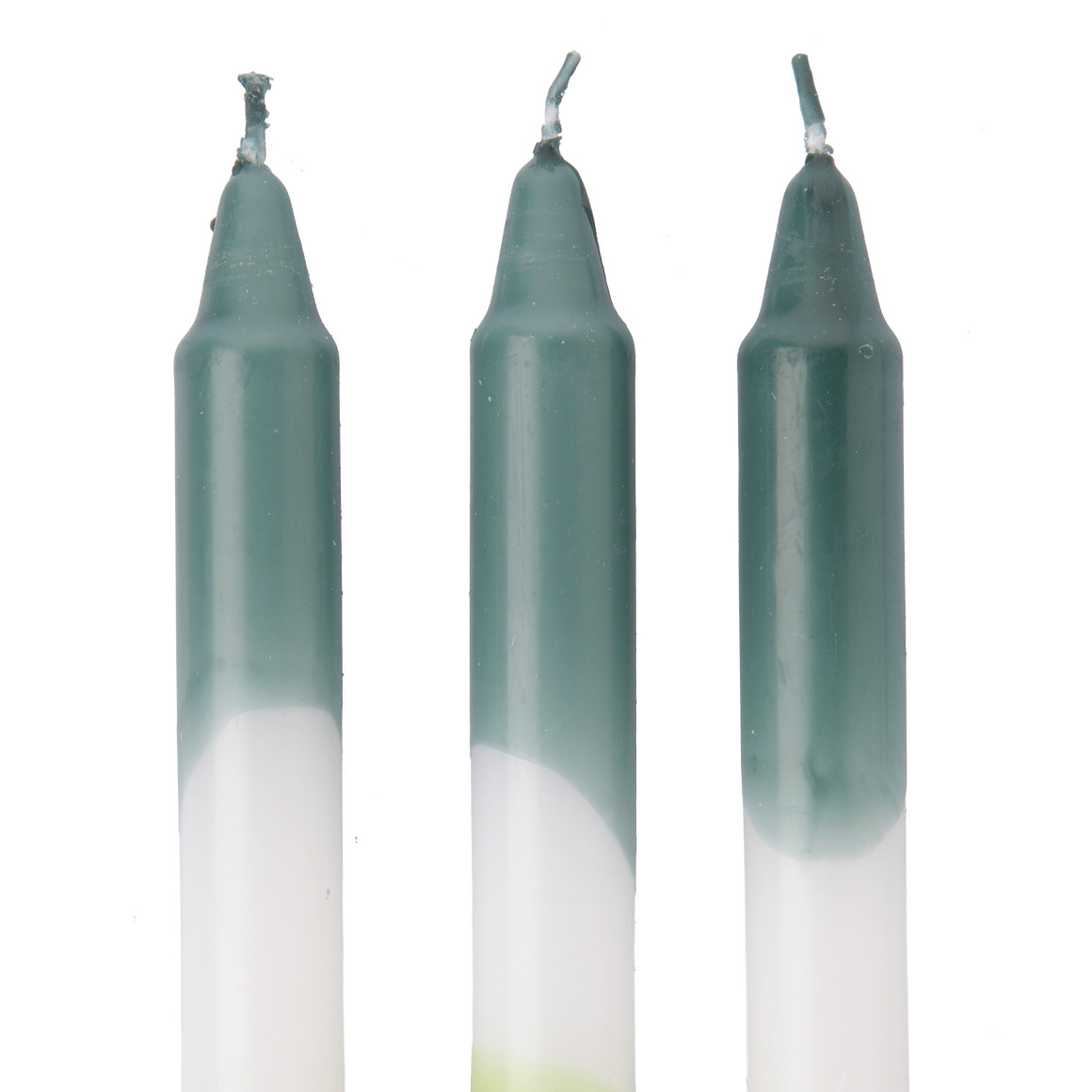3 Stabkerzen mit Farbverlauf