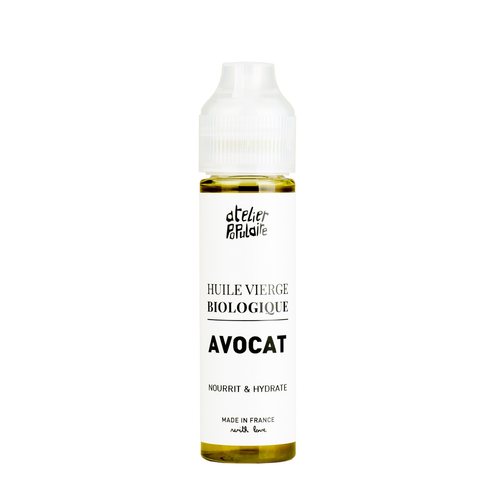 atelier populaire Huile vierge biologique d’Avocat | 60mL Huile vierge