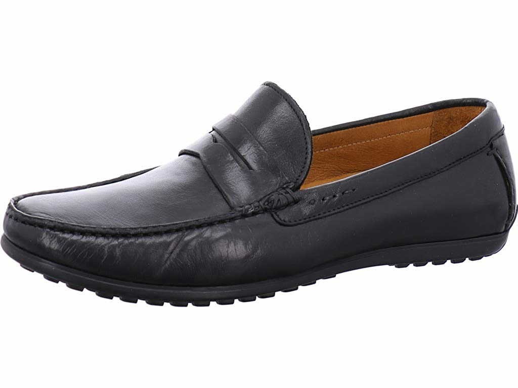 FRETZ MEN Klassische Slipper schwarz Mokassin