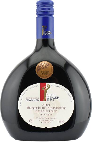 Weingut Gebr. Geiger jun. Dornfelder feinherb Thüngersheimer Scharlachberg 2018