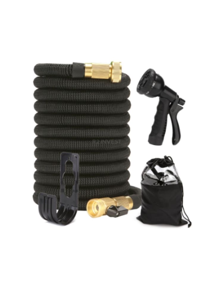 COFI 1453 Gartenschlauch 15m - Gartenschlauch mit Aufhängung und Zubehör in Schwarz günstig kaufen 15 m