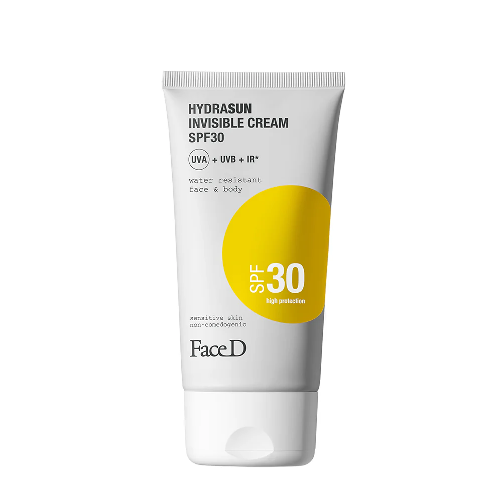 Hydrasun Invisible Cream SPF30 - Zonnecrème met hoge beschermingsfactor voor het lichaam, zonnecrème met hoge beschermingsfactor voor het gezicht.