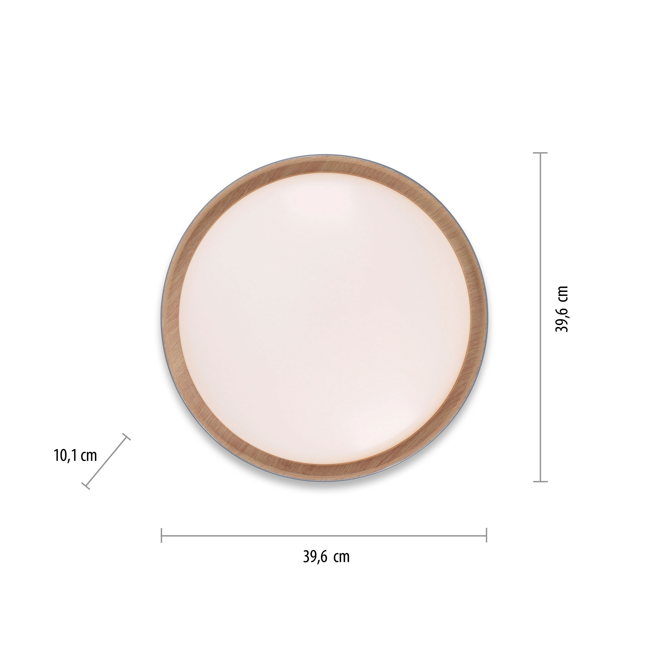 JUST LIGHT.LED-Deckenleuchte 1flg
