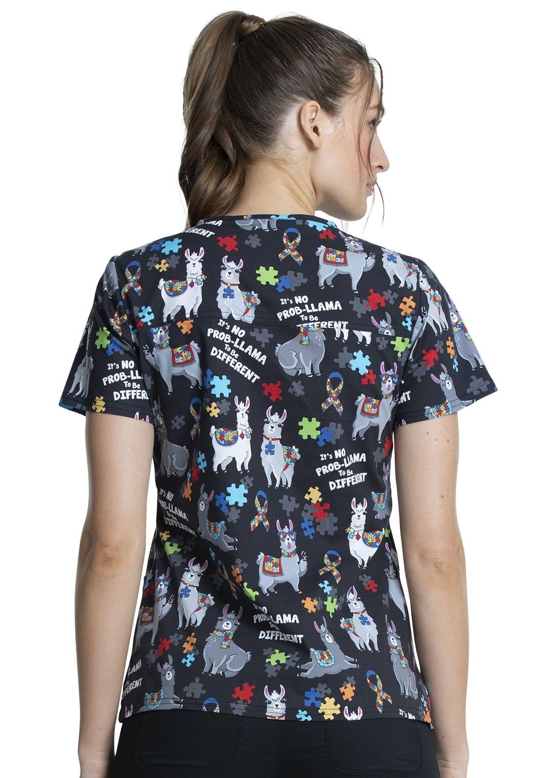 Cherokee Funktionsbluse Bunt bedruckter Damen Kasack 