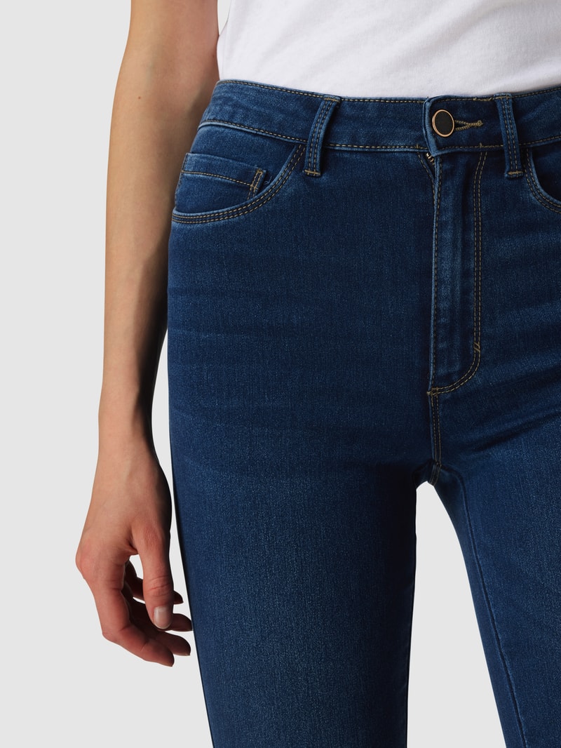 High Waist Skinny Fit Jeans mit Stretch-Anteil in jeans