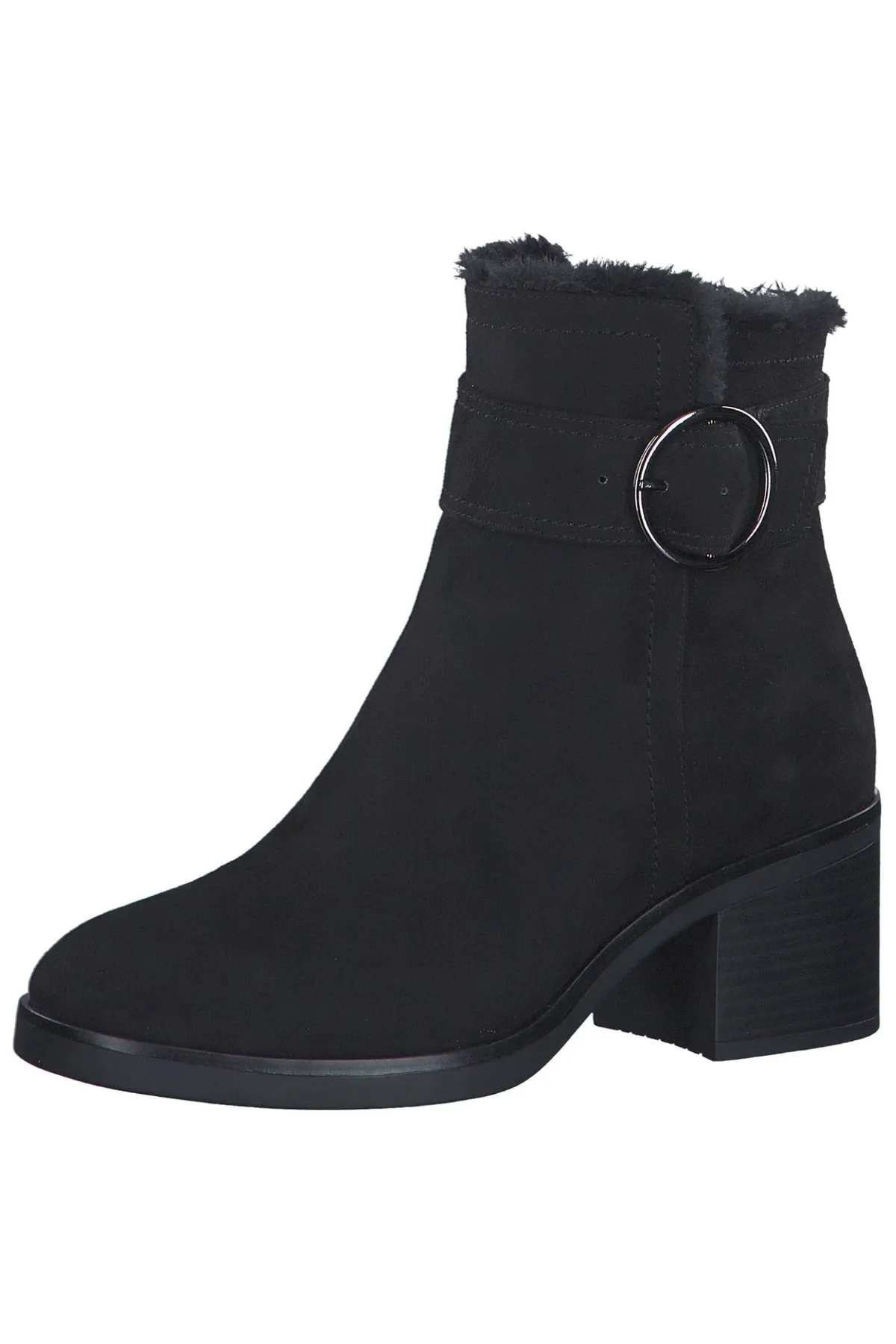 s.Oliver  Stiefelette - Schwarz - Blockabsatz