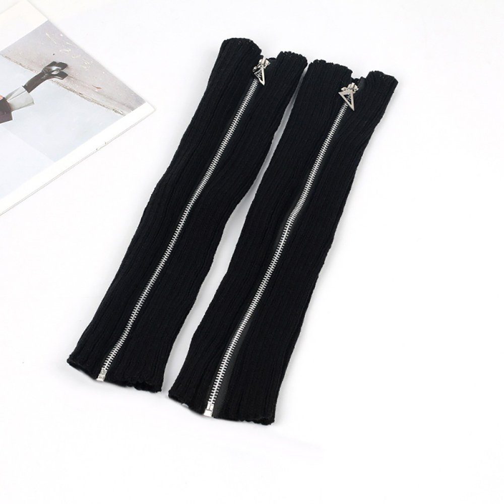 Geistesblitz Beinstulpen Warme Stulpen Damen Gestrickte leg warmers (lange Beinwärmer, 1-St., für Cosplay Halloween Party und Yoga) Mode Winter Strick Bein