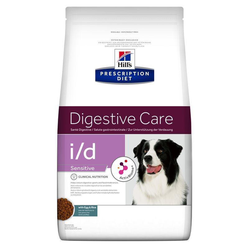 Hill's Hypoallergenes Hundefutter Hill's Prescription Diet Digestive Care i/d Sensitive mit Ei und Reis 12kg