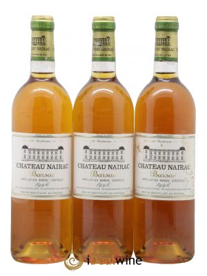 Château Nairac 2ème Grand Cru Classé  1996 - Lot de 3 Bouteilles