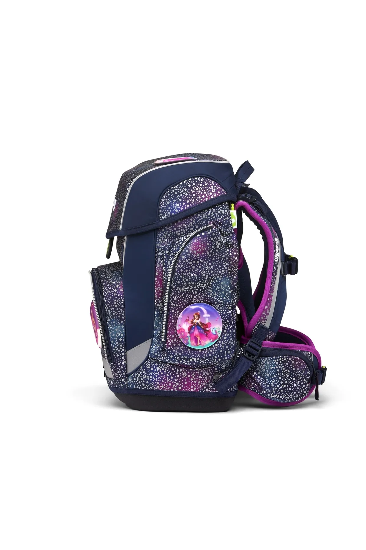 Ergobag  Schulranzen cubo Set Super Reflex Glow