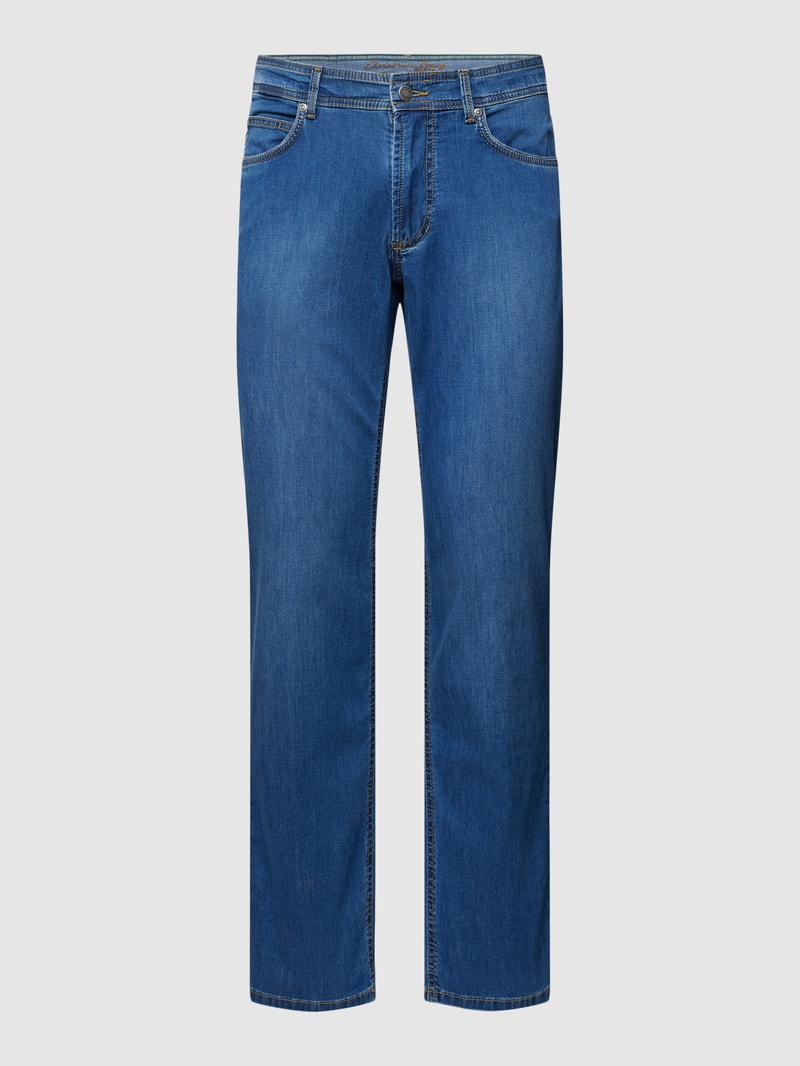 Jeans im 5-Pocket-Design in hellblau meliert