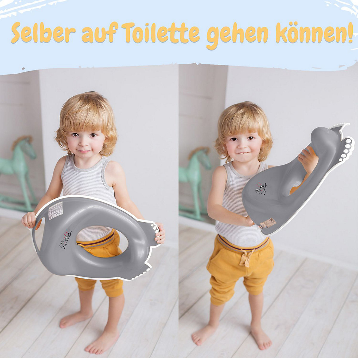 Toilettentrainer mit Anti Rutsch Beschichtung - WC-Sitz für Kleinkinder