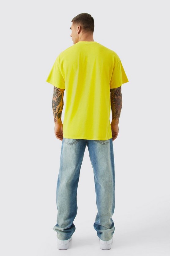Oversize T-Shirt mit Worldwide-Print