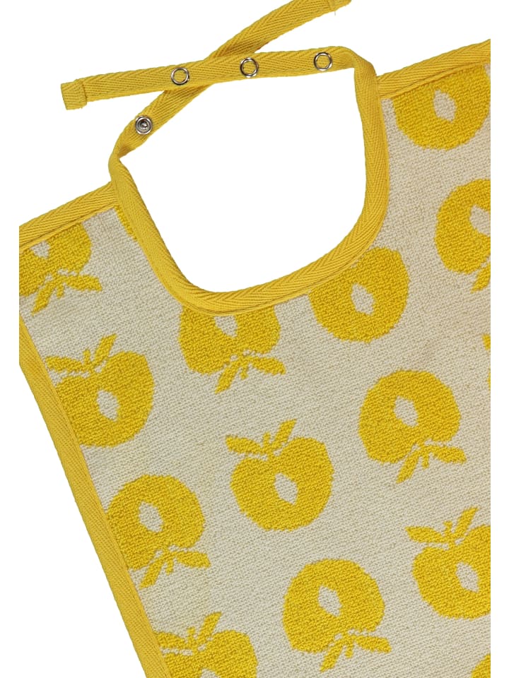 Småfolk Lätzchen 2 Packungen große Lätzchen mit Äpfeln in yellow günstig kaufen onesize