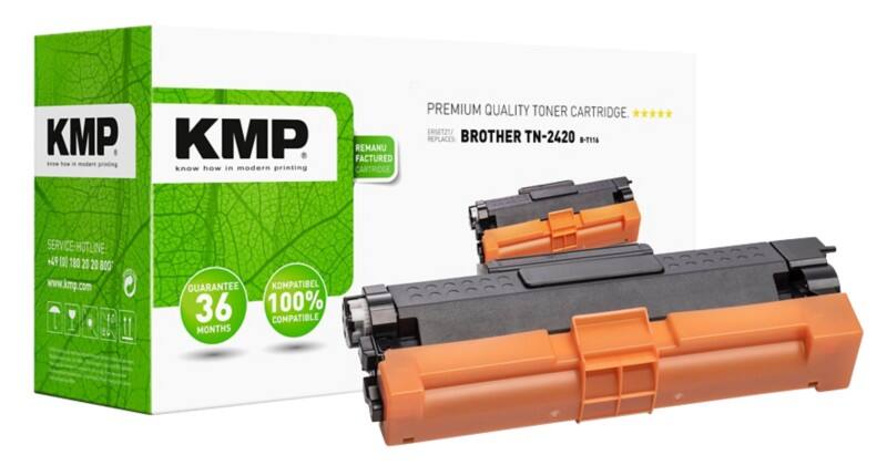 Kompatible KMP Brother TN-2420 Tonerkartusche Schwarz