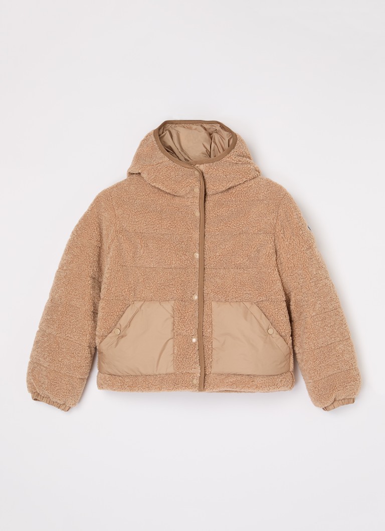 Geacă Moncler Audieu cu glugă din fleece