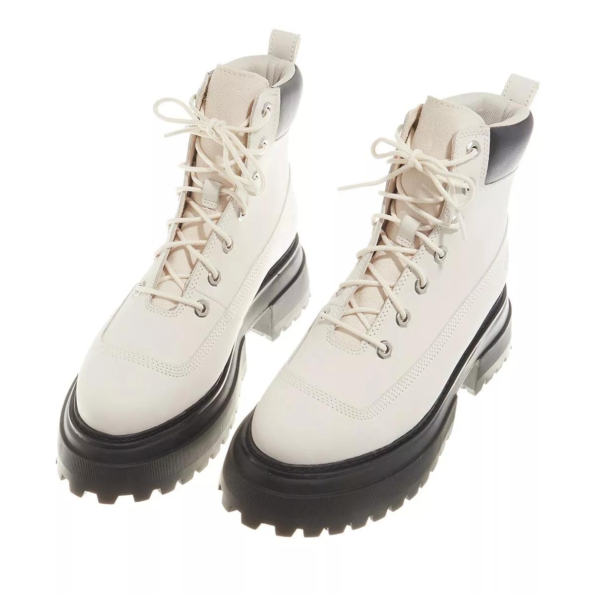 TIMBERLAND Stiefeletten weiss Schnürstiefel