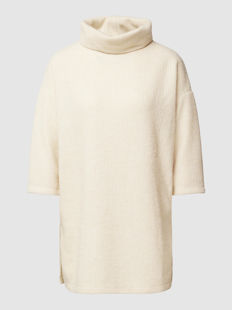 Pullover mit Rollkragen und 3/4-Arm Modell 'Tamie' in offwhite