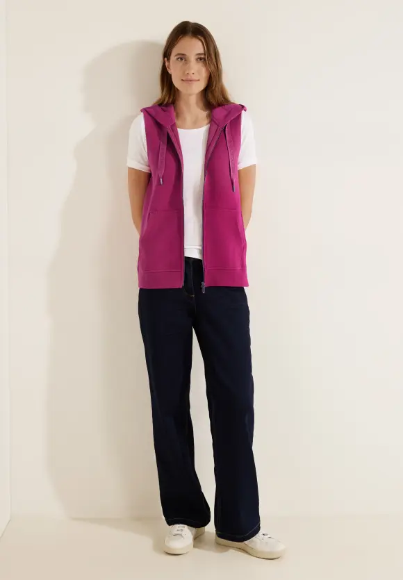 CECIL Hoodie Pullunder mit Zipper