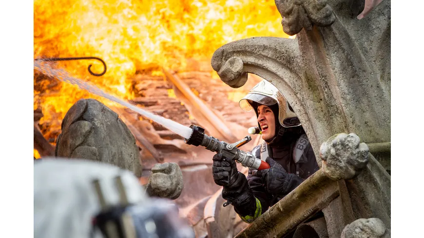 Notre-Dame in Flammen
