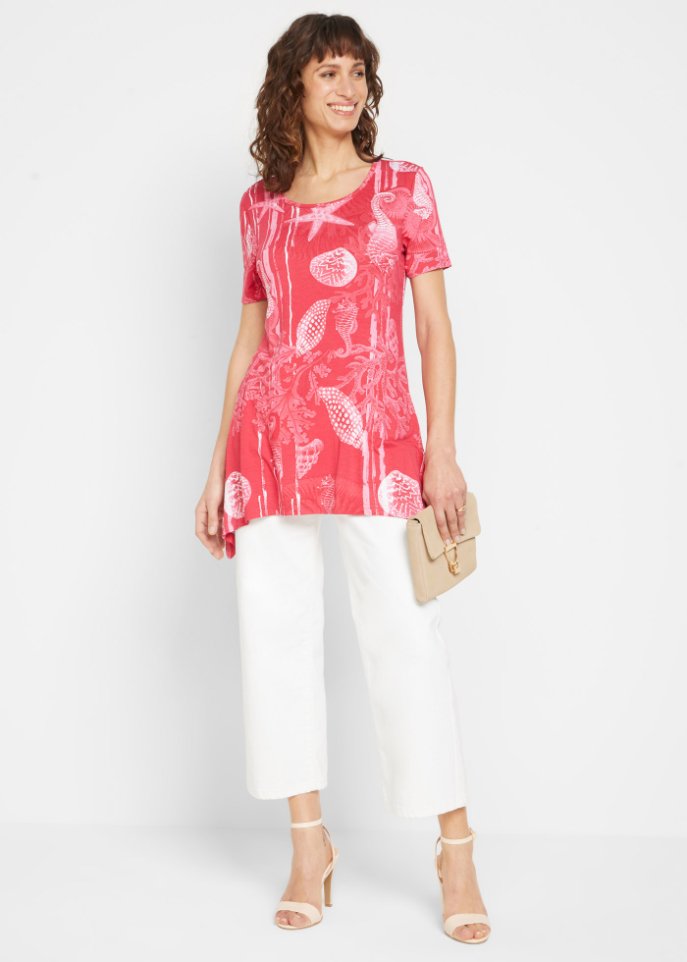 Longshirt mit Zipfel