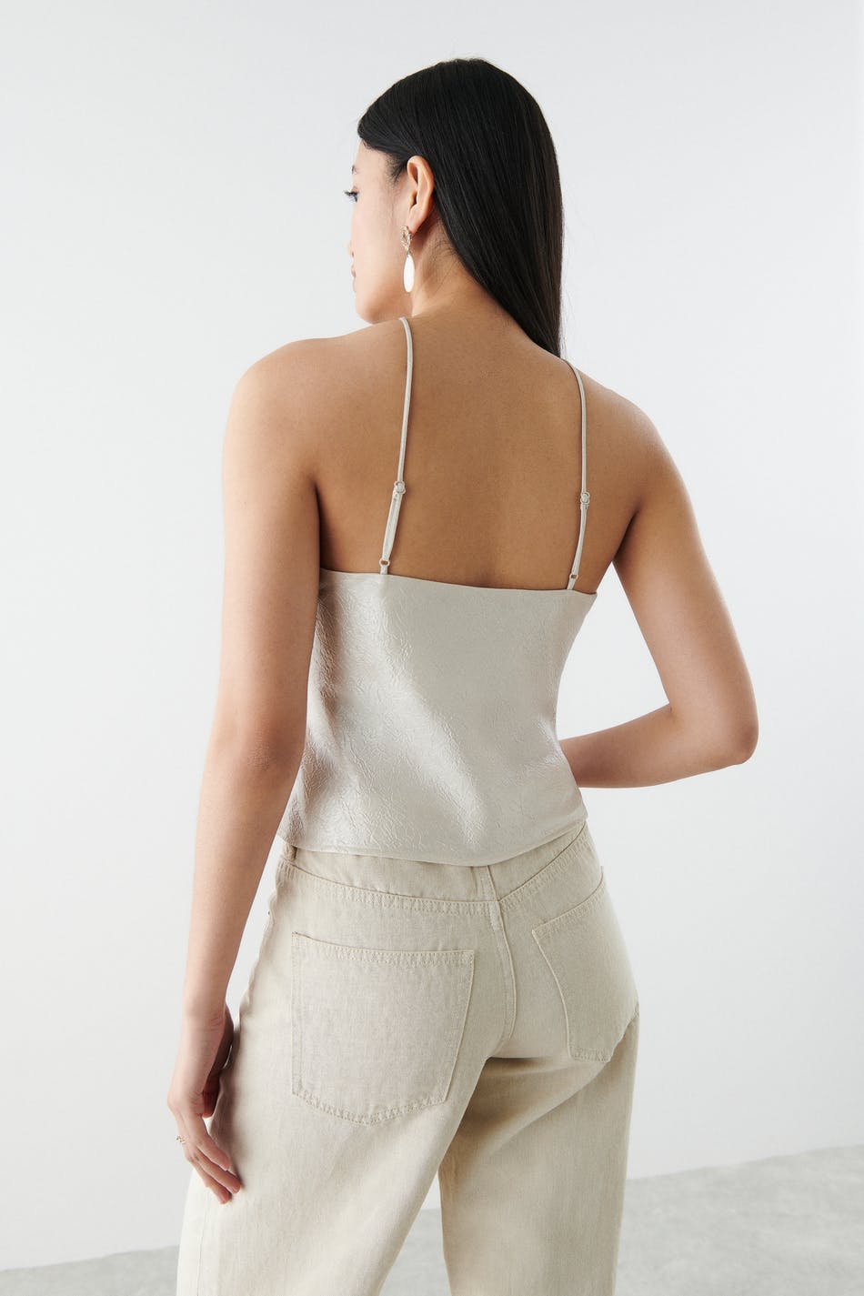 Sandy glitter singlet